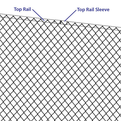 15/8" x 6" ChainLink Fence Top Rail Sleeve at Menards®