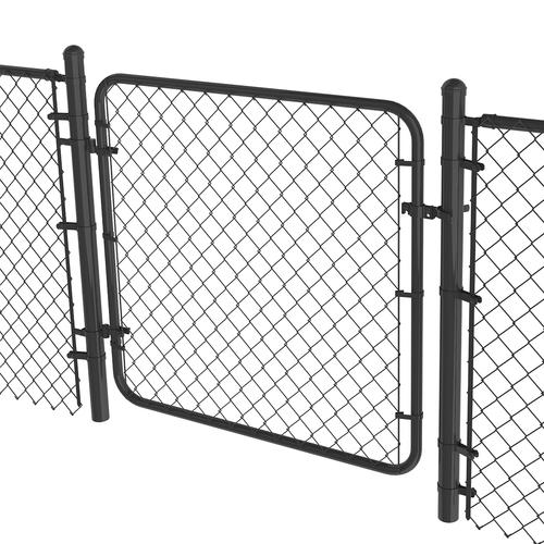 23/8" Black ChainLink Fence Walk Gate Kit at Menards®