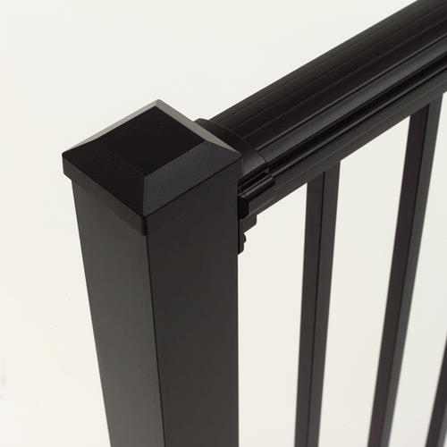 Gilpin Inc. Summit 43" x 21/2" Square Aluminum Newel Post with Flange at Menards®