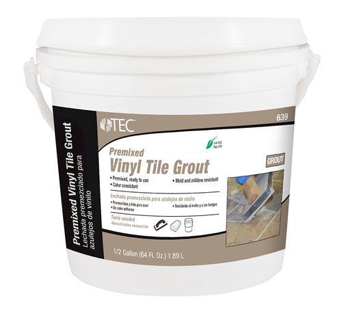 TEC® Premixed Vinyl Tile Grout 639 - 1/2 gal. at Menards®