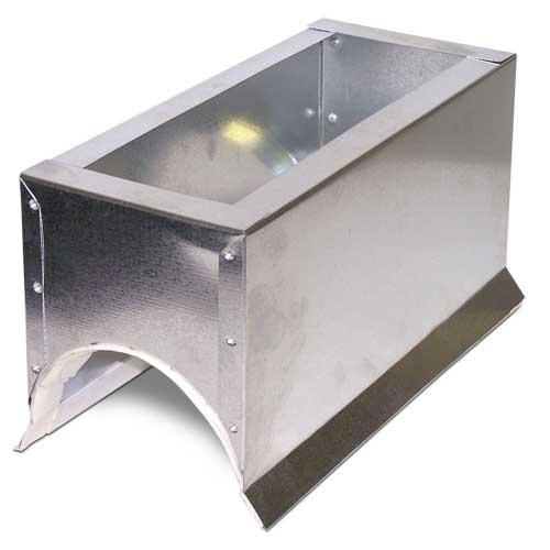 Spiral Round Perimeter Saddle 26Gauge Duct Fitting at Menards®