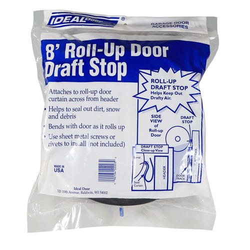 Ideal Door® 8 ft. Perimeter Draft Stop Weatherstrip for Roll-Up Doors