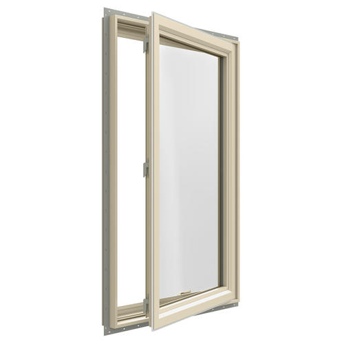 JELDWEN Premium Series Vinyl Right Casement Window with Nailing Flange