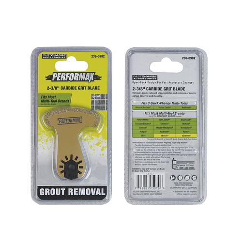Performax™ 23/8" Carbide Grit Oscillating MultiTool Blade at Menards®