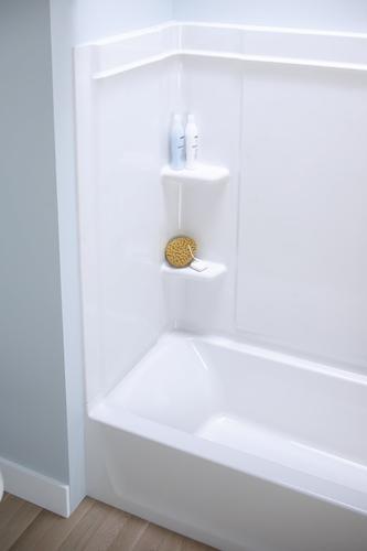 Sterling™ Ensemble™ Medley™ 60"W x 30"D 4-Piece Bathtub Shower Kit at ...