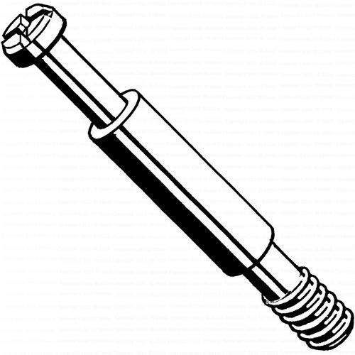 6mm1.0 x 34mm Machine Screw Dowels 1 pcs/box at Menards®