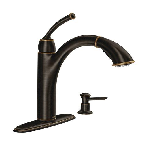 moen sullivan single handle pullout kitchen faucet at menards 174 moen sullivan single handle pullout kitchen faucet at menards 174
