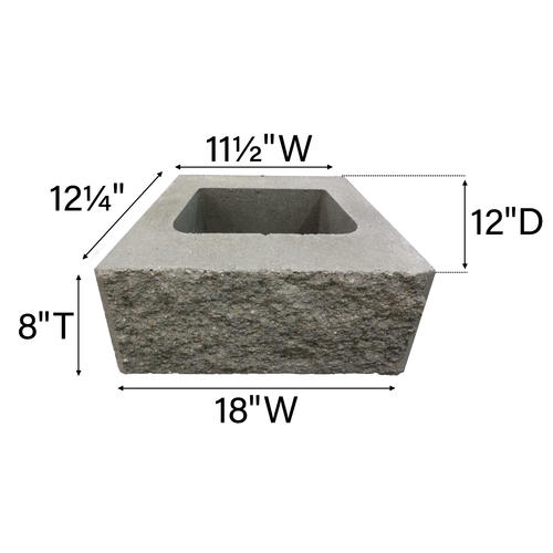 8 x 18 Clifton Wall Straight Retaining Block at Menards®