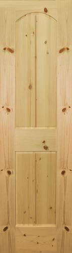 Mastercraft Knotty Pine Arched Raised Plank 2 Panel