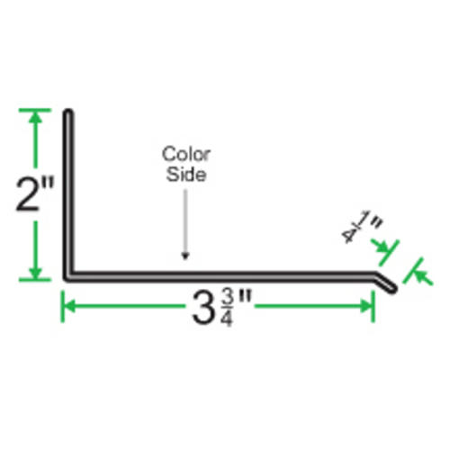 2" x 3.75" x 10' Brick Ledge at Menards®