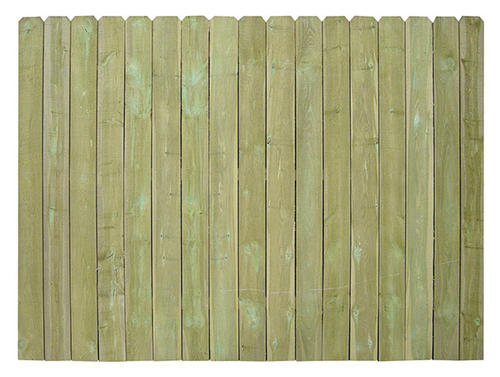 6&#39; H x 8&#39; W Dog-Eared AC2 Treated Fence Panel at Menards®