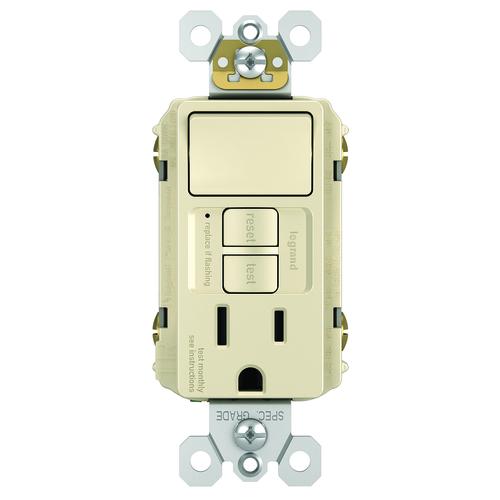 Legrand radiant® 15 Amp Self Test Tamper Resistant Combination Switch