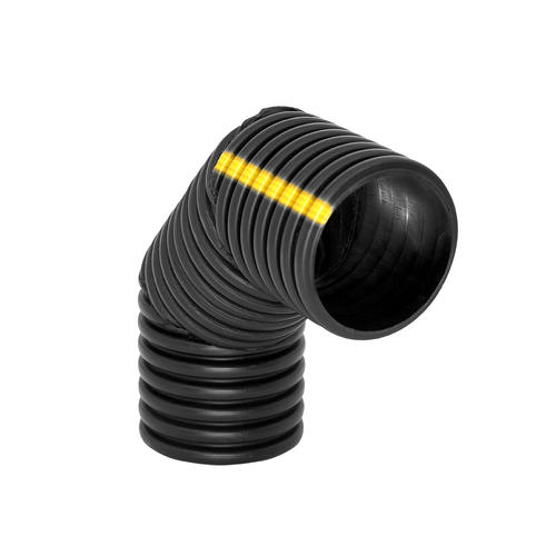 6" Corrugated Drain Tile DualWall 90Degree 3Part Elbow at Menards®