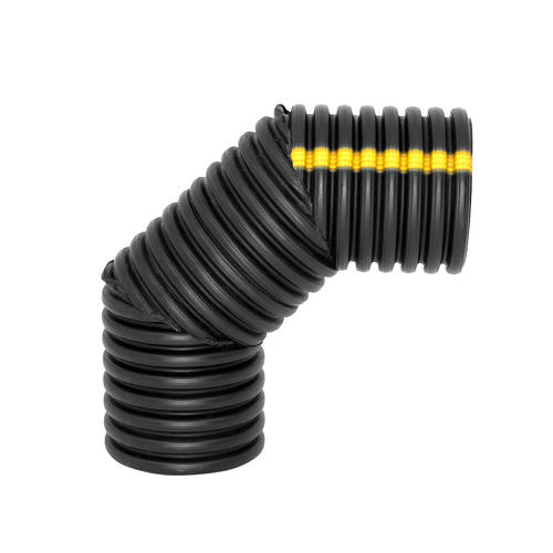 6" Corrugated Drain Tile DualWall 90Degree 3Part Elbow at Menards®