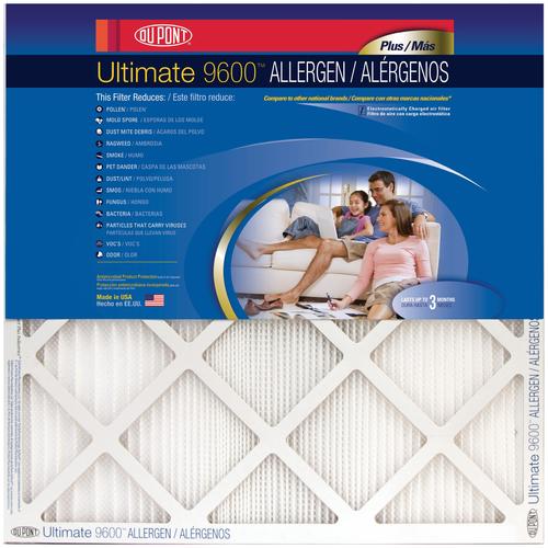 DuPont® Allergen Ultimate 9600™ MERV 12 Pleated Air Filter at Menards®