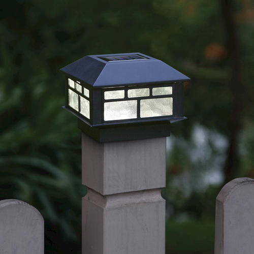 Patriot Lighting® Solar Integrated LED Sunbury Post Cap Landscape Light