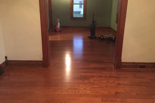 Harvest Oak Laminate Floor Project By Cory At Menards - Harvest Oak Laminate Flooring
