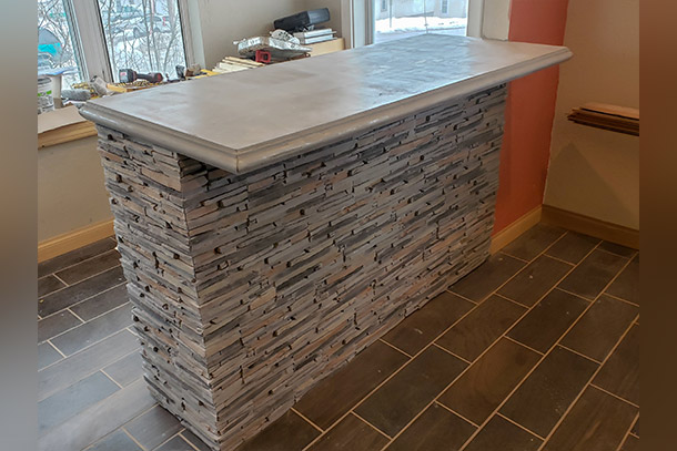 Concrete Bar Project By Lucas At Menards