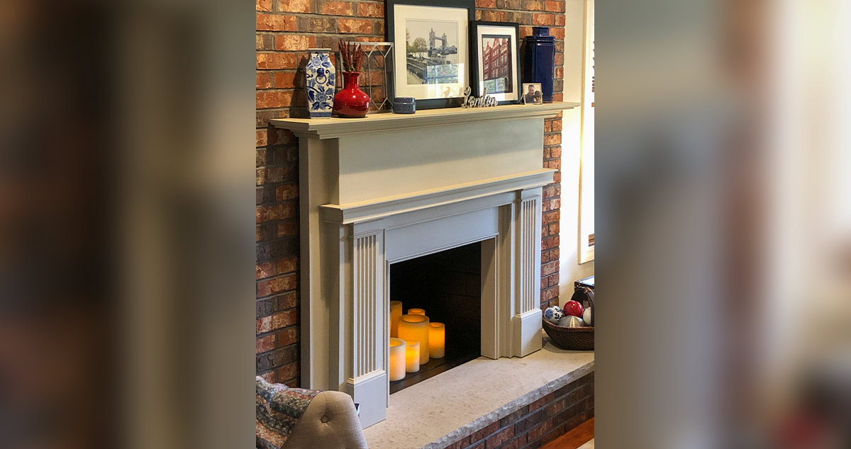 Fireplace Revamp Project by Michael at Menards®