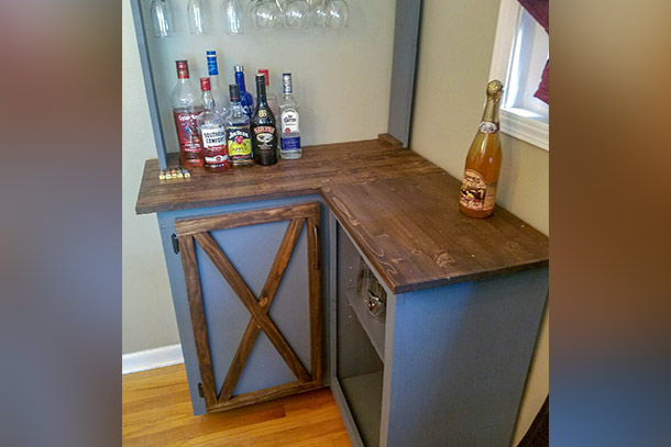 Liquor Cabinet Project By John At Menards